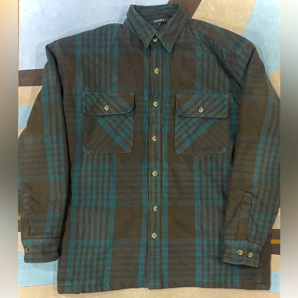 YEEZY SEASON 5 Classic Flannel Shirt